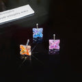 2026 Colorful Copper Flower Star Stud Earrings Sweet Cool Summer Versatile Fashion Jewelry view 4