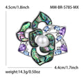 Alloy Shell Rose Brooch Pin For Womens Suit Decoration view 5