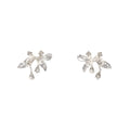 Elegant Rhinestone Crystal Flower Drop Studs Silver Needle Sweet Floral Alloy Statement Earrings view 5