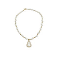 French Vintage Silver Needle Zircon Bow Faux Pearl Earrings And Necklace Jewelry Set, Old Money Style, 2026 New Arrival view 5