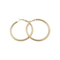 Minimalist Iron Geometric Round Hoop Earrings With Silver Pins For Women Light Luxury Style view 5