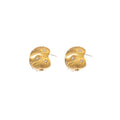 Luxury Matte Gold Silver Half Dome Studs With Starry Zircon Rhinestone Accents Women Fashion Earrings view 5