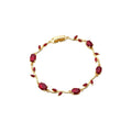 Light Luxury Copper Oval Bangle With Colorful Zircon Vine Monet Garden Geometric Design view 5