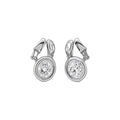Sparkling Starry Oval Resin Clip-on Earrings For Women, Minimalist Geometric Non-Pierced Jewelry view 5