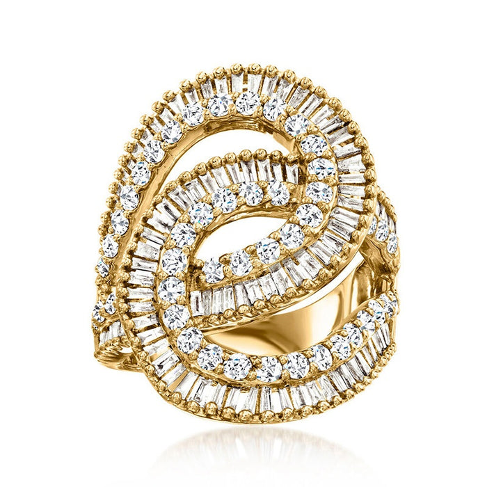 Luxury Copper Inlaid Emerald Cut Zircon Women Ring Fashion Evening Party Hand Jewelry