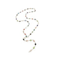 2026 Light Luxury Glass Crystal Metal Long Tassel Sweater Necklace With Round Geometric Pendant For Women view 5