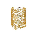 2026 New Alloy Leaf Cutout Open Cuff Bangle For Women, Statement Minimalist Fashion Jewelry view 5