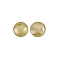 Minimalist Modern Resin Round Stud Earrings With Silver Posts Vintage Maillard Style view 5