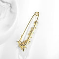 Red Gold Tone Flower Crystal Enamel Two Designs Metal Brooch Pin 2 Pictured Designs 2 view 5