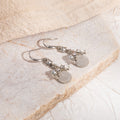 Elegant Vintage Chinese Style Bamboo Link Zircon Rhinestone Tassel Alloy Drop Dangle Earrings view 4