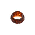 Bohemian Irregular Oval Gradient Acrylic Elastic Bangle Vintage Geometric Fashion Jewelry view 5