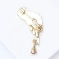 Alloy Enamel Scalpel Brooch For Medical Theme Apparel Decoration view 3