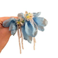 Bohemian Resin Crystal Colorful Flower Stud Earrings Sweet Vacation Style Silver Needle Jewelry view 5