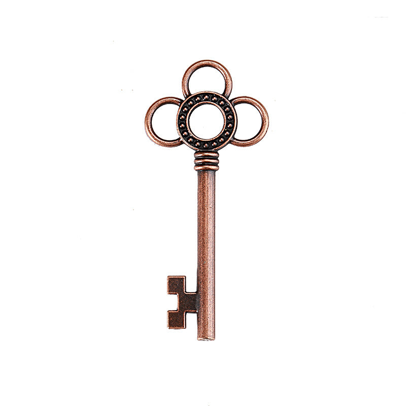 Vintage Flower Keychain Pendant 62x27mm