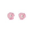Elegant Colorful Acrylic Flower Pearl Studs For Women Minimal Luxury Commuter Fashion Earrings view 5