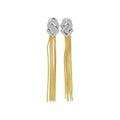 Luxury Copper Zircon Diamond Tassel Clip-on Earrings for Women Non-Pierced 2026 Jewelry view 5