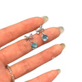 Mermaid Tears Sparkling Zircon Bow Copper Stud Earrings For Women Light Luxury Fashion Jewelry view 5