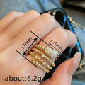 Spiral Electroplated Metal Bead Ring For Women, Coiled Snake Design Niche Fashion Jewelry view 4