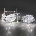Fresh Leaf Sparkling Jewelry Set With Earrings Necklace And Open Ring For Gentle Versatile Style view 4