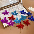European Style Iron Flower Jewelry Set With Rhinestone Enamel Stud Earrings And Necklace For Women view 2