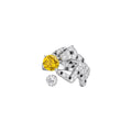Light Luxury Copper Cheetah Open Ring With Oval Zircon Leopard Design For Index Finger view 5