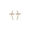 18K Gold Plated Copper Zircon Water Drop Clip-on Earrings For Women No Piercing Luxury Ear Cuffs view 5