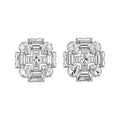 Copper Waterdrop Stud Earrings With Zircon Resin Inlay, Elegant European Style Jewelry view 5