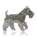 Alloy Cute Schnauzer Dog Brooch For Coats And Suit Decoration view 5