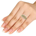 Palace Style Metal Coin Design Ring French Elegant Inlaid Fashion Jewelry view 3