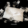 European American Light Luxury Iron Leaf Flower Arm Bangle Statement Metal Bracelet view 4