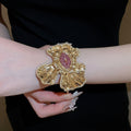 2026 New European American Painted Flower Iron Jewelry Set With Earrings Bracelet Necklace view 4