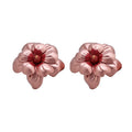 2026 New European American Painted Flower Iron Jewelry Set With Earrings Bracelet Necklace view 5