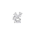 Sweet Princess Heart Zircon Copper Double Layer Ear Cuff Clip-on Earrings For Women view 5