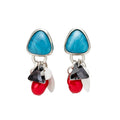 Bohemian Resin Shell Irregular Triangle Stud Earrings Vintage Ethnic Geometric Women's Jewelry view 5