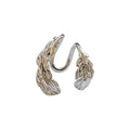 2026 New French Double Layer Textured Copper Leaf Clip-on Earrings For Women view 5