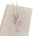 Summer Ceramic Woven Flower Necklace 2026 Resort Style Sweet Floral Collarbone Jewelry view 5