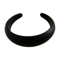 Gold Plated Copper And Resin Oval Open Bracelet Ring Jewelry Set Modern Minimalist Design view 5