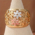 Multicolor Flower Ring For Women, Spring Forest Pastoral Style Fresh Fashion Single Jewelry view 1