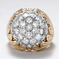 Hydrangea Wave Line Ring For Women, Old Money French Style Fashion Jewelry view 5