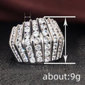 Futuristic High Sparkle Ring For Women Niche Sweet Cool Street Style Fashion Jewelry view 4