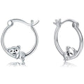 Animal Bear Stud Earrings, Cute Small Koala Earrings, Fresh Simple European American Jewelry view 6