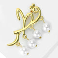 Alloy Letter Prayer Brooch Simple Lapel Pin For Fashion Apparel Accessories view 2