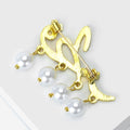 Alloy Letter Prayer Brooch Simple Lapel Pin For Fashion Apparel Accessories view 4