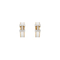 Light Luxury Copper Zircon Enamel Round Hoop Earrings For Women Sweet Minimalist Ear Jewelry view 5