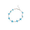 Vintage Copper Zircon Flower Beaded Bracelet Light Luxury Sparkling Floral Fashion Jewelry view 5