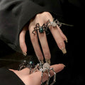 Dark Punk Spider Open Ring With Unique Statement Design For Women view 1