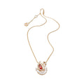 Light Luxury Copper Zircon Swan Pendant Necklace Sweet Sparkling Geometric Collarbone Chain view 5