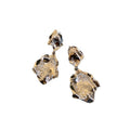 Alloy Irregular Geometric Tassel Drop Earrings With Silver Pins Fashion Statement Jewelry view 5