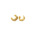 Sparkling Zircon Three-Layer Cross Copper Clip-on Earrings No Piercing Korean Light Luxury Ear Cuff For Women view 5