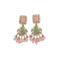 Vintage Court Style Glass Crystal Pearl Pendant Drop Earrings And Collarbone Necklace view 5